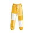 thumbnail image 2 of Lmnyox Women's Sweatpants Color Blocked High Waist Drawstring Trousers Comfy Outdoor Sports Pants with Pockets, 2 of 6