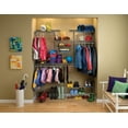 thumbnail image 3 of Closetmaid 7880800 Shelftrack 4 To 6 Foot Wide 4 Shelf Steel Wire Vinyl Coated Closet, 3 of 5