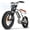 White, variant on 20*4.0" Fat Tire Electric Bike,750W Motor,20MPH,Front and Rear Shock Absorbers,LCD Display,Hydraulic Disc Brakes,Green