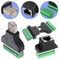 thumbnail image 2 of Adaptador de Red RJ45 (Conector Macho/Hembra A Terminal de Tornillo de 8 Pines), Conector RJ45, Cable de Internet, Accesorios para DVR., 2 of 5