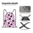 thumbnail image 4 of Lukts Pink Girl Halloween Pattern Drawstring Backpack Bag Sport Gym Sackpack,String Backpack Sport Bag Sack,Cinch Tote Gym Backpack-Small, 4 of 6