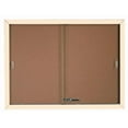thumbnail image 1 of Aarco Products SBC3648IV Enclosed Bulletin Board Cork with Aluminum Frame - Ivory, 1 of 1
