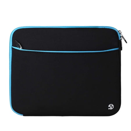 12 Inch Universal Tablet Laptop Sleeve Case  Water Repellent Shock Proof Case Pouch with Accessory Pocket