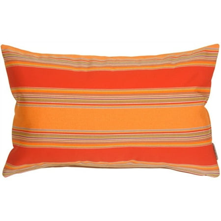Latitude Run Osceola Salsa Outdoor Sunbrella Lumbar Pillow