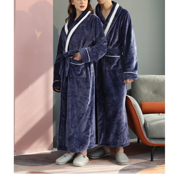 BONIXOOM Couples Christmas Pajamas Womens Christmas Pajamas Loungewear None Long Sleeve Solid Sleep Tops Navy M