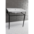 thumbnail image 2 of Kingston Brass LBT31227W38 Continental 31" X 22" Ceramic Vanity Top - White, 2 of 11