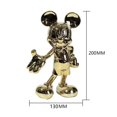 thumbnail image 1 of Figura de acción de Mickey Mouse, figura de decoración de escritorio, colección de resina, adornos modernos simples avanzados, modelo de Jugueteszhangyuxiang, 1 of 4
