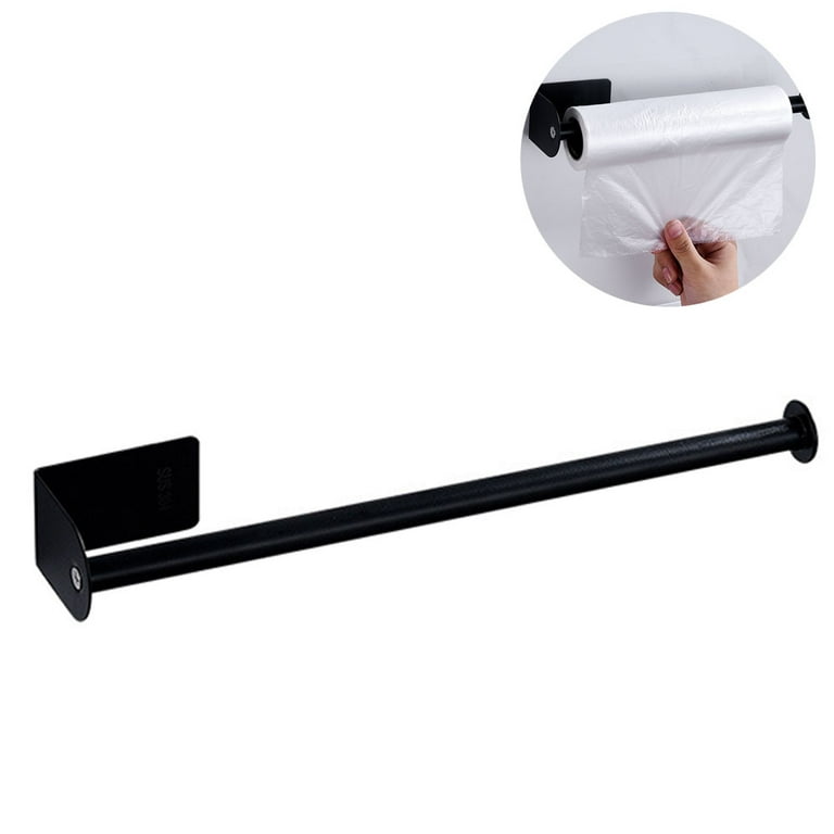 Techvida Toilet Paper Holder Toilet Paper Roll Storage Holder with 4 Large  Rolls, Metal Black