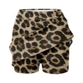 thumbnail image 5 of oqasdz Womens Leopard Prints Athletic Skirt with Built In Shorts for Running Tennis Workouts Sports Casual Comfortable Stretch Outwear, 5 of 6