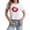 White, variant on Womens Athletic Tops Women's T-Shirts Shaped by Vibe Graphic Tee for Modern Women 90s Casual Top Everyday Wear Pink S