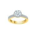 thumbnail image 1 of KATARINA Diamond Bridal Set in 14K Yellow Gold (1 1/4 cttw, I-J, I1-I2) (Size-6), 1 of 2