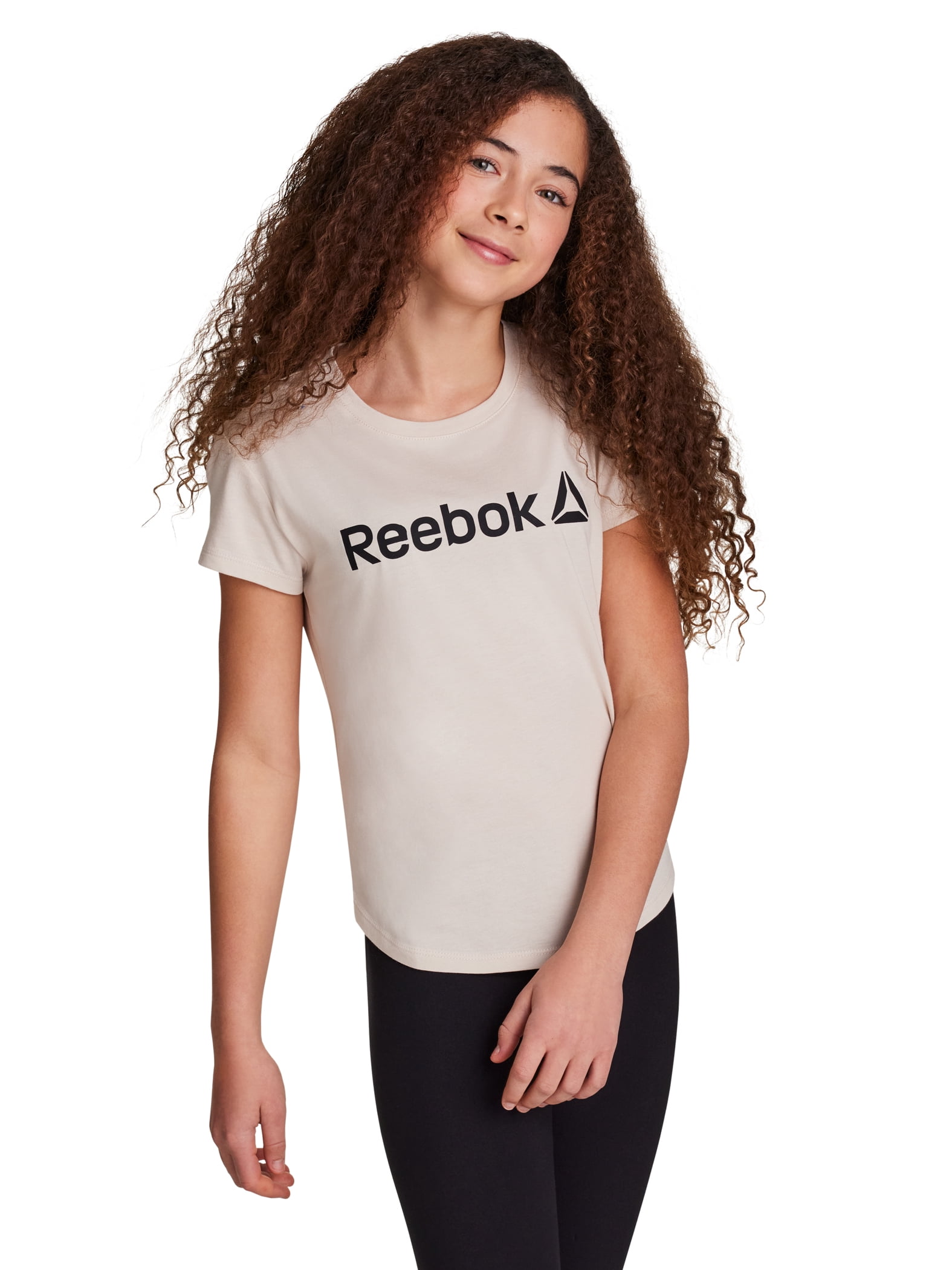 Reebok Girl’s Athletic Identity 2-Pack Short Sleeve T-Shirt, Sizes 4-18