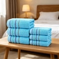 thumbnail image 6 of 1pcs Washcloths, Turkish Soft Wash Cloth Set, Small Hand Towels, Rags for Face and Body, Ultra Soft Cotton Towel , Ideal Everyday use, Compact & Lightweight B(73*34cm), 6 of 7