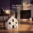 thumbnail image 6 of geerera Halloween Pillow, Cute Spooky House Shaped Stuffed Throw Cushion with Ghost Embroidery, 6 of 9