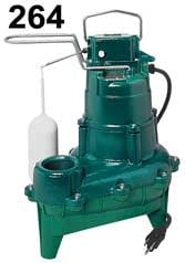 115V 1/2 Horsepower Zoeller 267-0001 M267 Waste-Mate Sewage Pump 
