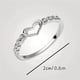 thumbnail image 4 of 1pc Heart-Shaped Love Ring for Men and Women - Stylish and Elegant Finger Jewelry, 4 of 4