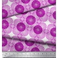 thumbnail image 3 of Soimoi Cotton Duck Fabric Flower Artistic Print Fabric by Yard 56 Inch Wide, 3 of 3