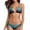 Gradient Gray, variant on Charmo Womens Triangle Two Bikini Set Gradient Color Swimsuit Swimwear Bathing Suit