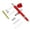 Red, variant on Double-Action 0.3mm Gravity-Feed Airbrush for Nail Manicures Small Air Brush Double-Action Large Gravity Feed Air Brush