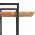 thumbnail image 4 of 3 Tier Wood and Metal Frame Wall Display with Tubular Frame, Brown and Black, 4 of 5
