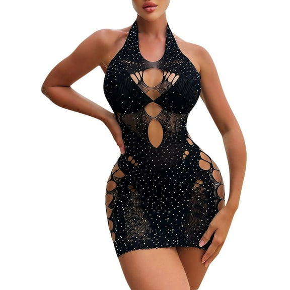 Intimates Women Lingerie Fishnet Bodystocking Underwear Nightwear Chemises Bodysuits