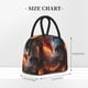 thumbnail image 2 of Fotbe Fire Sky Dragon Bolsa de Almuerzo con Estampado, Lonchera Aislada, Contenedor de Comida Reutilizable Tipo Cooler a Prueba de Fugas, 2 of 6