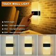 thumbnail image 2 of Aplique de pared LED para interiores, recargable por USB, control táctil, 3 niveles de brillo, pasillo, 3000 K, 2 of 5