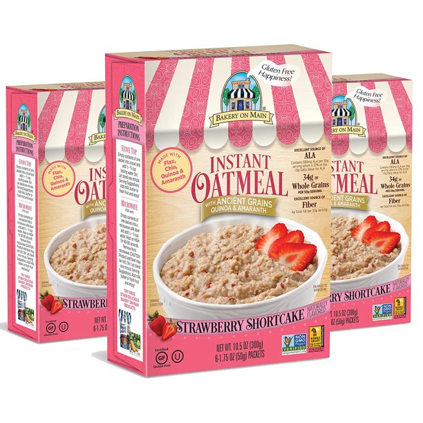 Bakery On Main GlutenFree, NonGMO Ancient Grains Instant Oatmeal