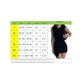 thumbnail image 5 of VISgogo Vestido sin mangas con cuello redondo para mujer, color sólido Textura de punto Flecos Ribete Irregular Dobladillo corto de una sola pieza VISgogo  moda, 5 of 5