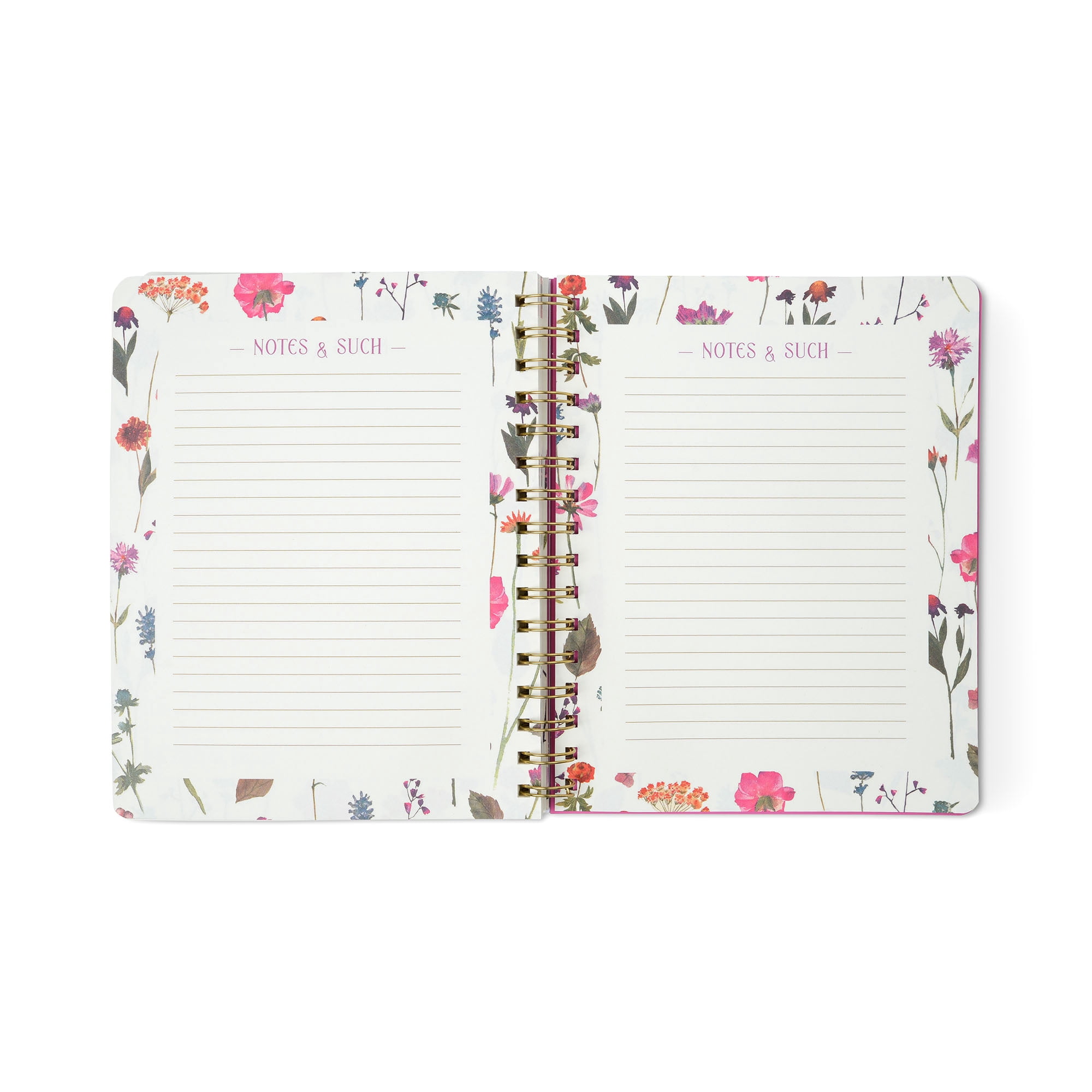 Think Ink 15 Month Weekly Planner 6.75" x 8.37" Cream Wildflower, Apr 2026 - Jun 2027