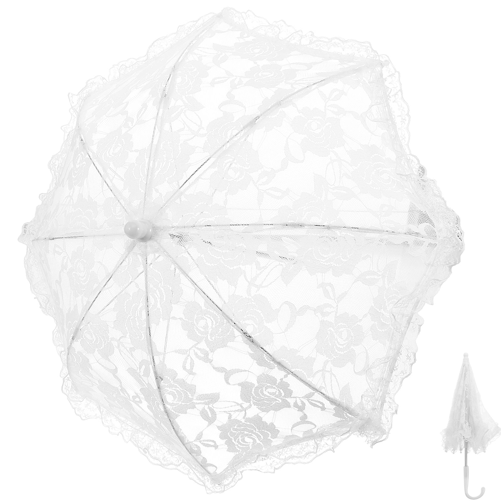 Wedding Lace Parasol Umbrella Exquisite Lace Umbrella Parasol Bridal