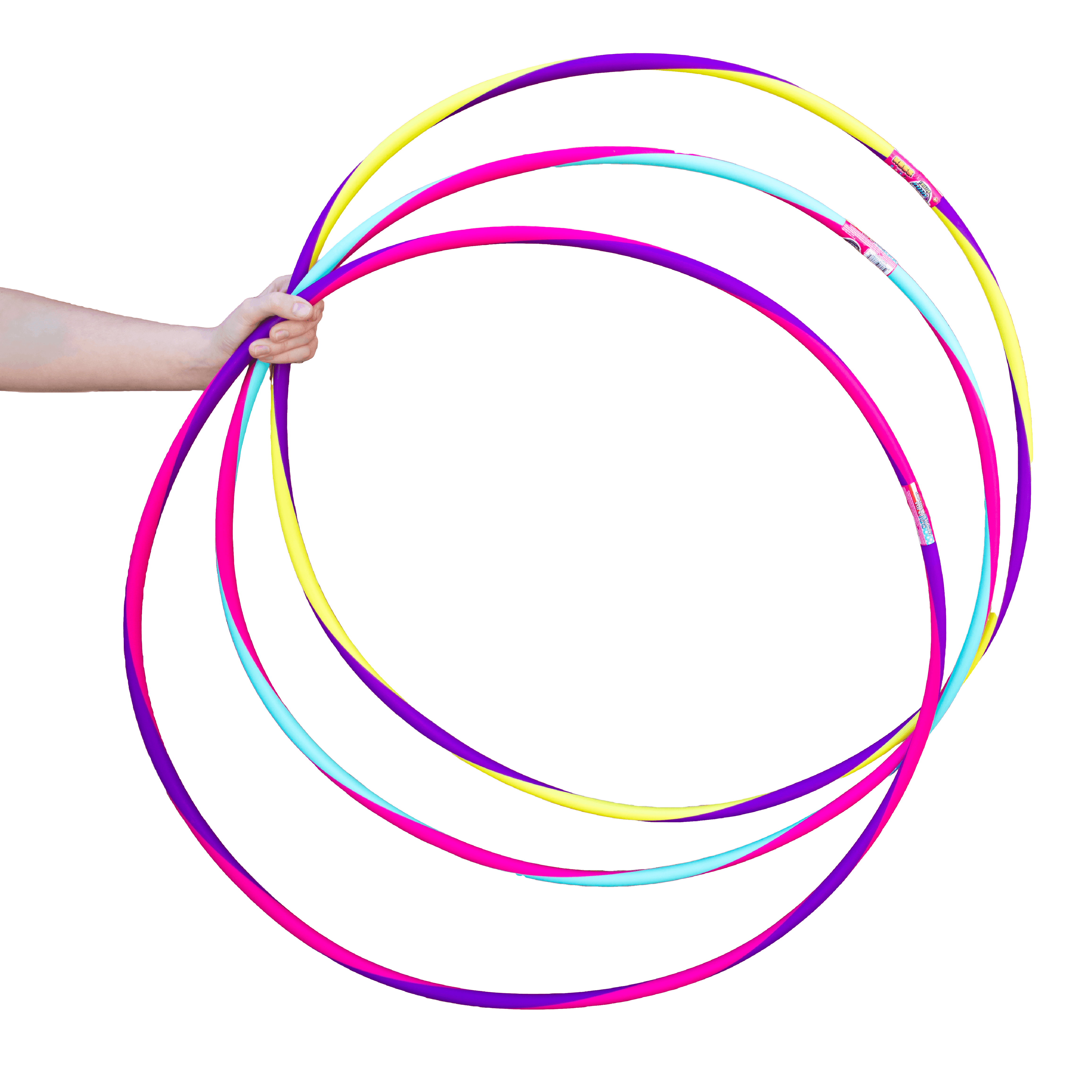 Kess Round Duo Twisted Hoop – 1 Pack, for Kids Ages 6 and Up