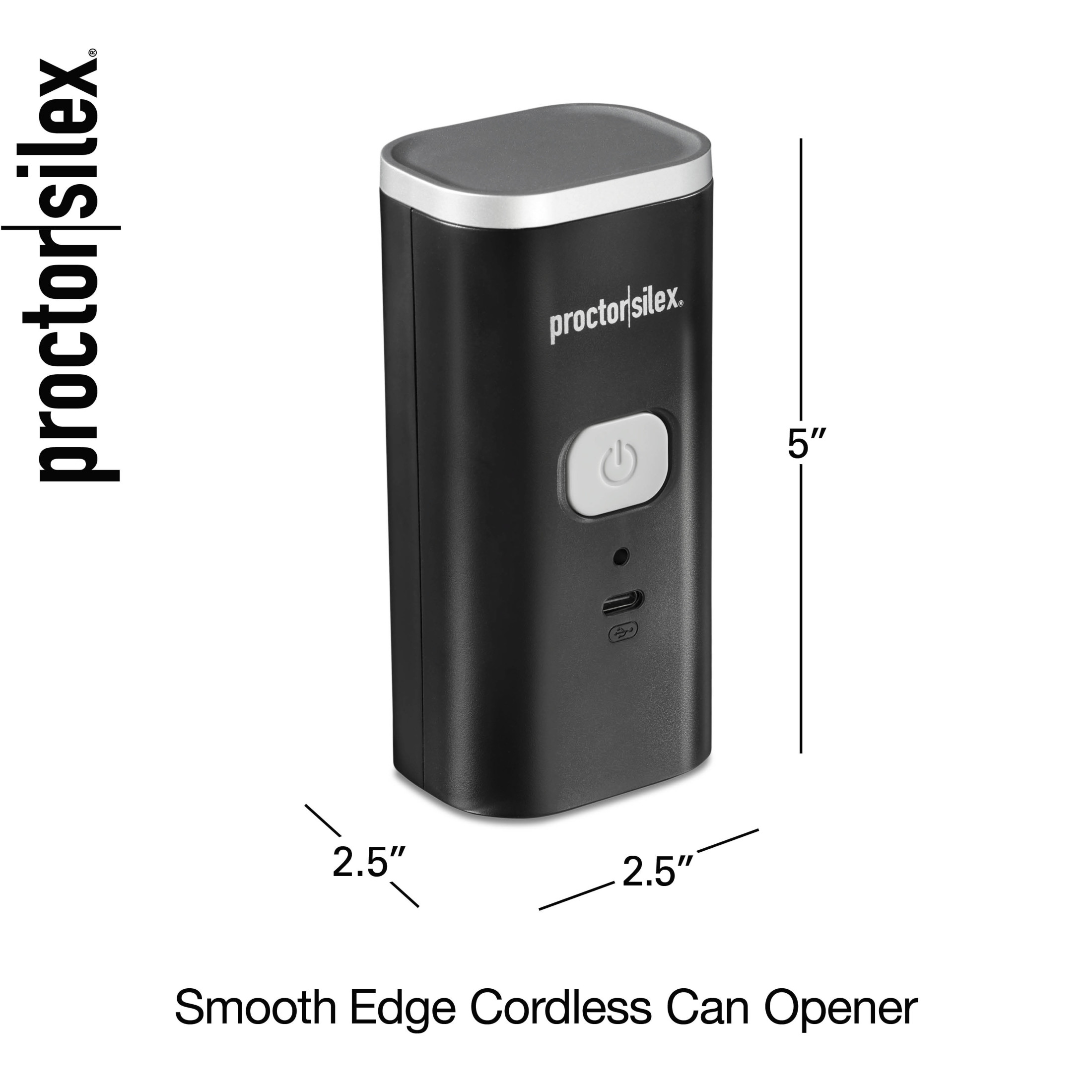Proctor Silex Automatic Electric Can Opener, USB Rechargeable photo 8