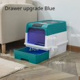 thumbnail image 1 of Cat Litter Box Oversize Rechargeable Sterilizing Deodorant Fully Enclosed Toilet Large Capacity UV Sterilizatio Pet Products ShopWise Round, 1 of 13