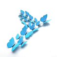 thumbnail image 4 of 2 paquetes, adhesivos de pared de mariposa 3D, azul, 4 of 4