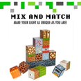 thumbnail image 4 of Minecraft Building Block Desk Lamp Diy Stitching Table Lamp Toys Usb Night Light Gifts, 4 of 4