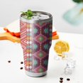 thumbnail image 3 of 30oz Ethnic Figure and Pattern Tumblers Stainless Steel Tumbler with Lid and Straw,Vacuum Insulated Double Wall Travel Tumbler Cups Mug with Cleaning Brush for Coffee,Tea, 3 of 7