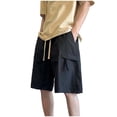 thumbnail image 3 of Sentmoon Shorts Cargo pour Hommes Shorts de Gym pour Hommes Taille Élastique Extensible Coupe Régulière Shorts de Course pour Hommes avec Poches Accessoires de Plage Tendance Incontournables pour un Usage Décontracté et Quotidien M-3TG, 3 of 8