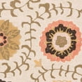 thumbnail image 4 of SAFAVIEH Blossom Allycia Floral Flowers Wool Area Rug, Ivory/Multi, 2' x 3', 4 of 10