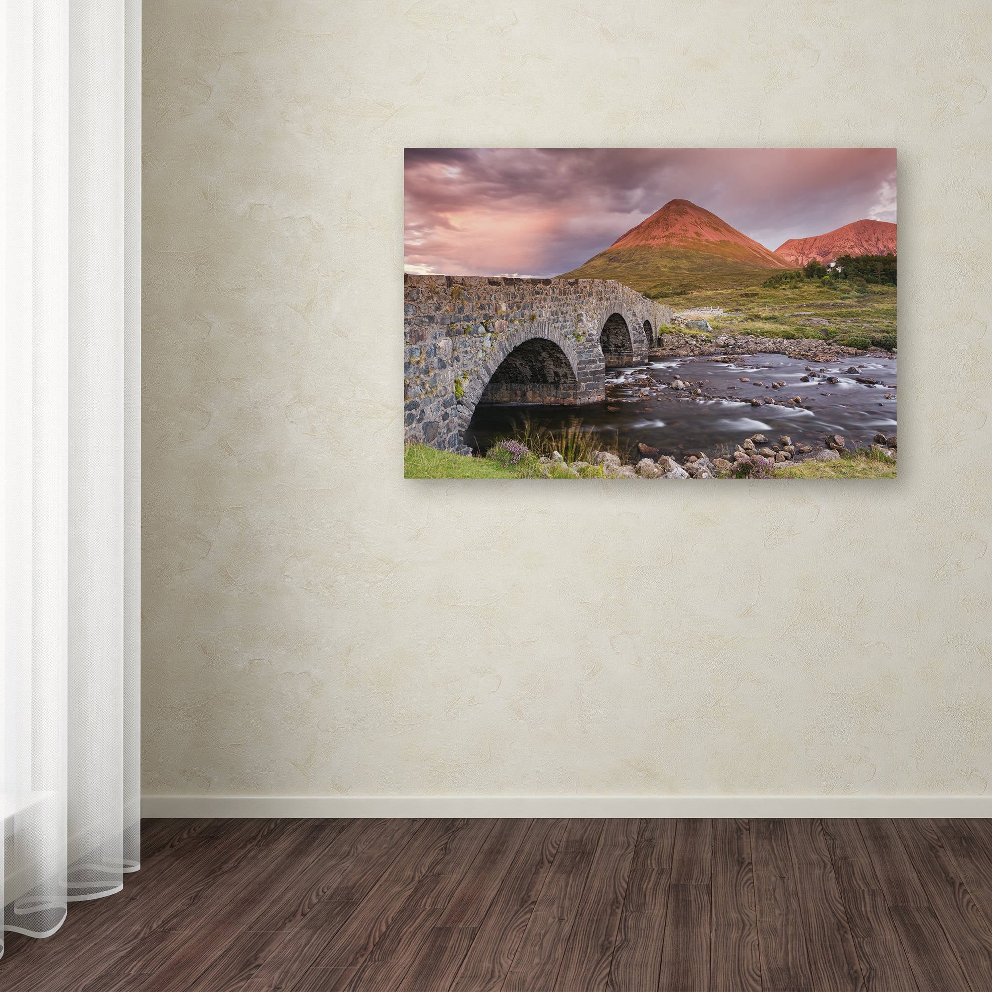 Trademark Fine Art "Scottish Bridge" Canvas Art by Michael Blanchette Photography