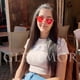 thumbnail image 4 of Gafas de Sol Gleyemor Polarizadas con Forma de Corazón para Mujer en Color Dorado, 4 of 7