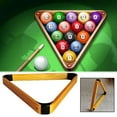 thumbnail image 4 of 57.2mm Solid Wood Billiard Ball 8 Pool Ball Triangle Frame Racks 2-1/4, 4 of 5