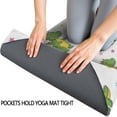 thumbnail image 3 of Cute Dragon Pattern with Stars Hot Yoga Mat Towel Non Slip for Hot Yoga - Quick-Drying Yoga Mat Cover with 4 Corner Pockets with Travel Bag - Hot Yoga Towel Non Slip 70"x26", 3 of 6