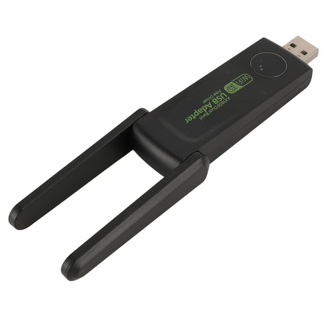 Adaptador de Red Inalámbrica USB, Doble Banda 2.4G 5G 150Mbps Desceptor de Transmisor Inalámbrico de Disipador de Calor para la Computeadora Portátil para PC