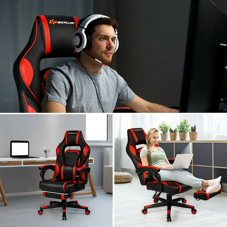 Massage Gaming Chair with Footrest,Gaming Chair with Footrest,Gaming  Chair,Office Chair with Foot Rest,Gaming Chairs for Adults,Anime Gaming  Chair,for