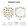thumbnail image 6 of Daiia Cute Little Bee Stretch Individual Couch Cushion Slipcovers Reversible Cushion Protector Slipcovers Sofa Cushion Protector Covers Milk Silk-16.9in, 6 of 9
