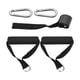 thumbnail image 1 of BRILLAR Asas de resistencia negras con 2 asas, 1 bucle para puerta y 2 bucles para escalar: accesorios de entrenamiento de fuerza para máquina Smith de resistencia múltiple, 1 of 5
