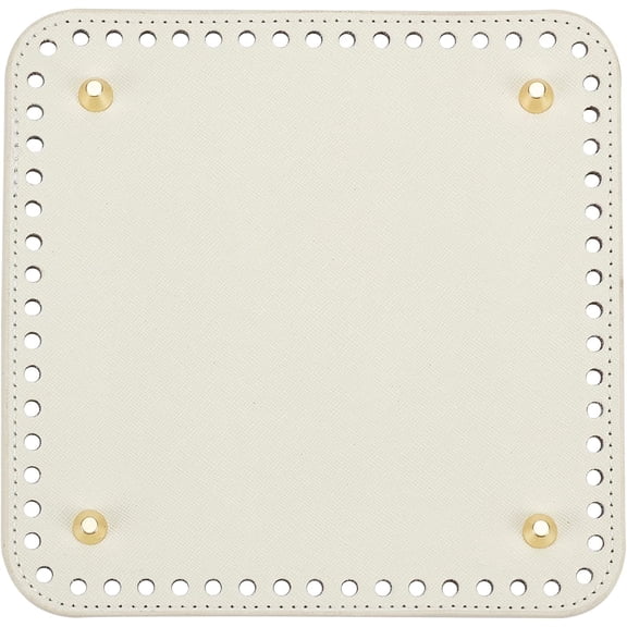 Square PU Leather Bag Bottom Crochet Bag Bottom Cushion Bag Bottom