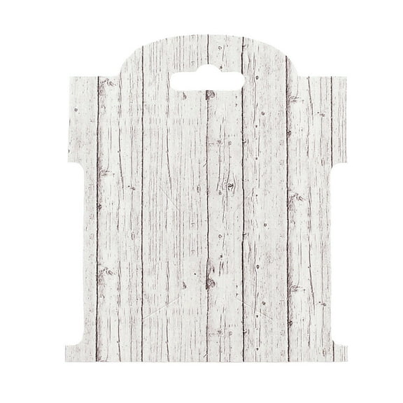 Black Wood Grain Hair-Bow Display Cards Small