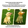 thumbnail image 6 of Solar-Powered Puppy Lawn Light, Outdoor Waterproof Garden Landscape Mood Light, Realistic Animal Resin Ornament for Yard Patio Pathway, 6 of 6